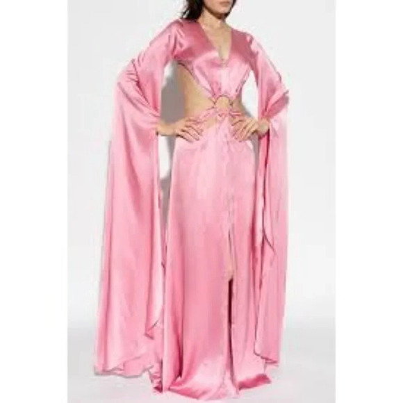 Cult Gaia Jasmin Gown in Shell Pink Small New Womens Long Maxi Dress - Picture 17 of 17